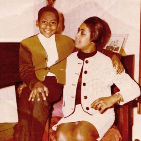 Chester Harriott’s First wife, Peppy Strudwick, with son, Ainsley Harriott.